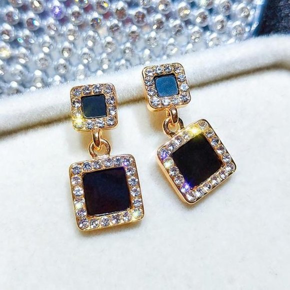 Jewelry - Earrings Women Geometric Square Bohemian Hoop Cute Trendy Jewelry Earrings